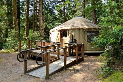 South Jetty Camping Resort Wheelchair Accessible Yurt 3, Florence