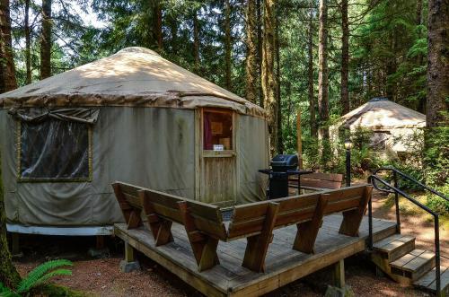 South Jetty Camping Resort Yurt 4, Florence